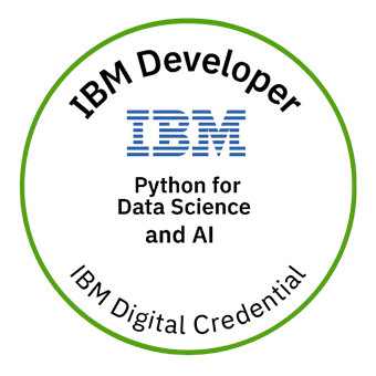 IBM Python For Dataa Science And AI Certification